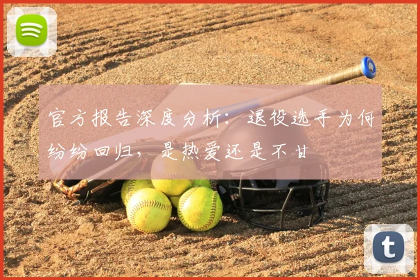 官方报告深度分析：退役选手为何纷纷回归，是热爱还是不甘